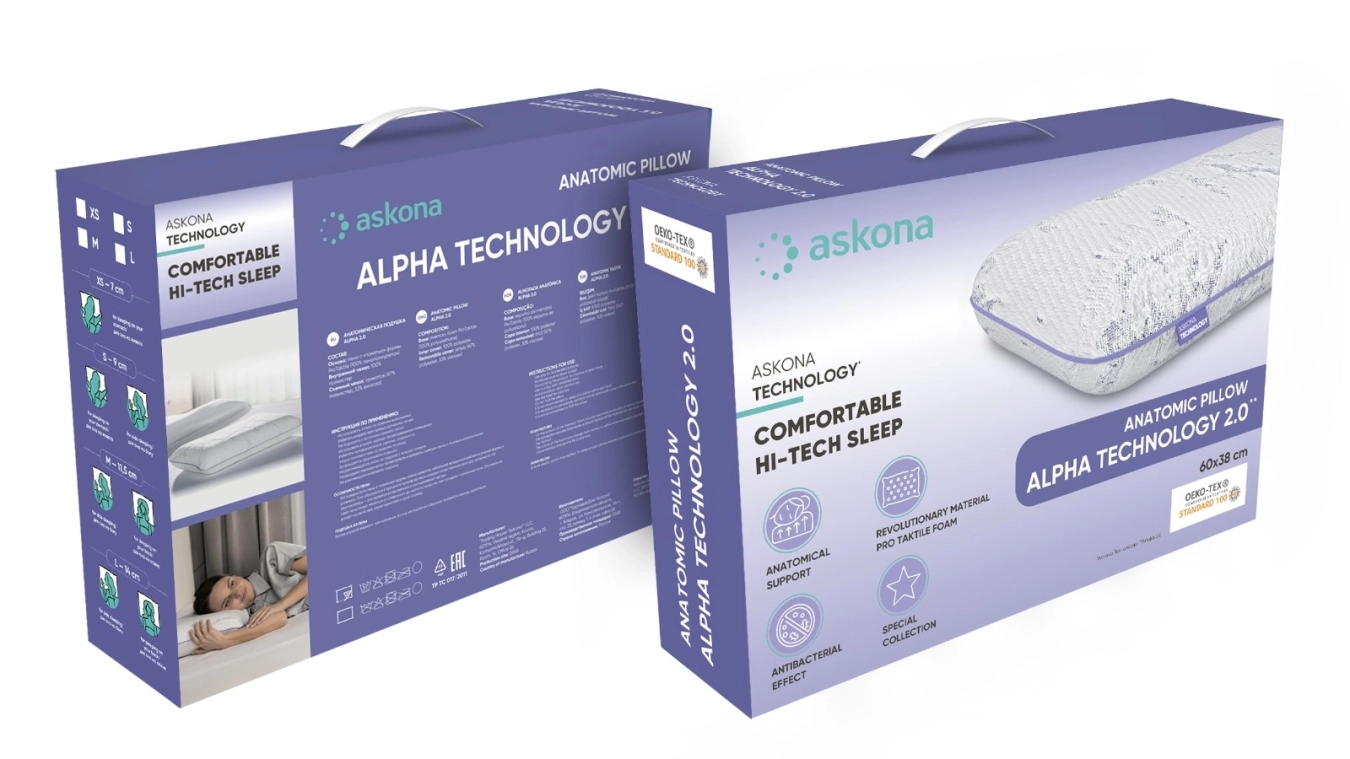 Yastıq Alpha Technology 2.0 + üzlük Protect-a-bed Tencel Şəkil - 5 - большое изображение