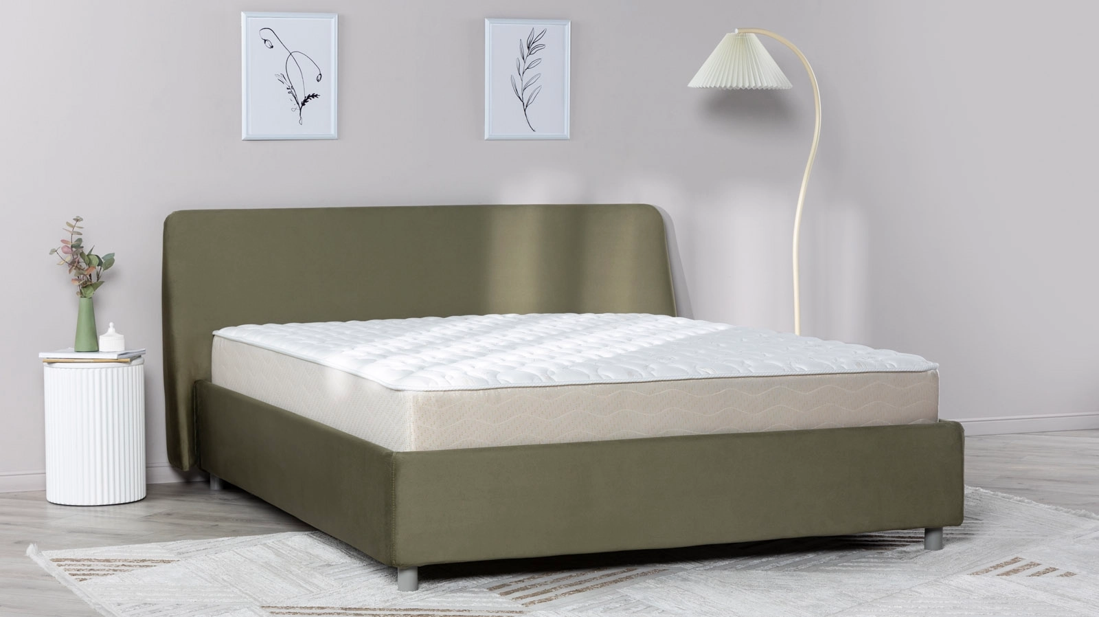 Матрас Family Strong + чехол Protect-a-Bed Simple Askona изображение товара - 9 - большое изображение