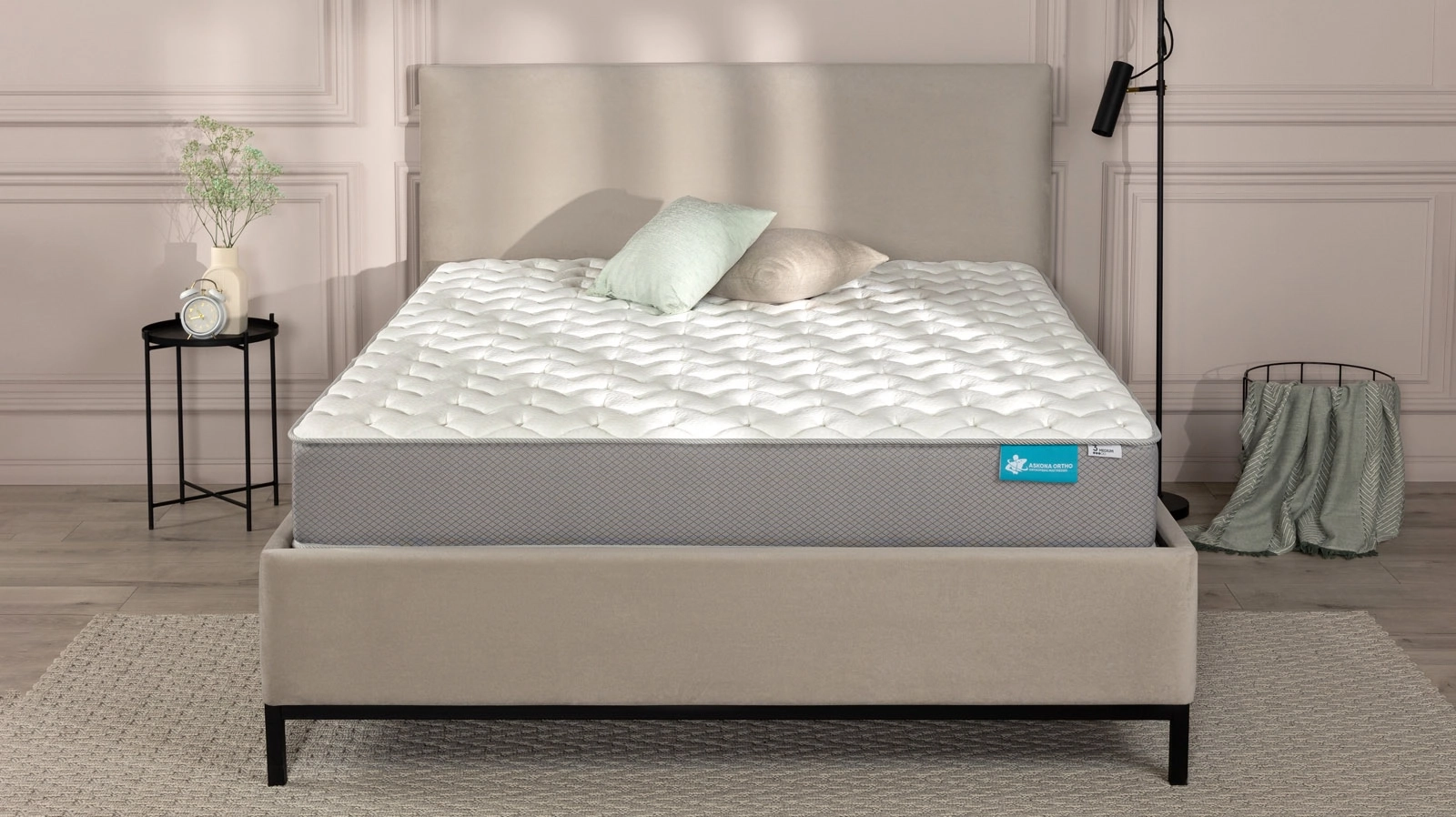 Döşək Askona Ortho Hard + üzlük Protect-a-bed Terry Askona məhsulun fotoşəkili - 7 - большое изображение