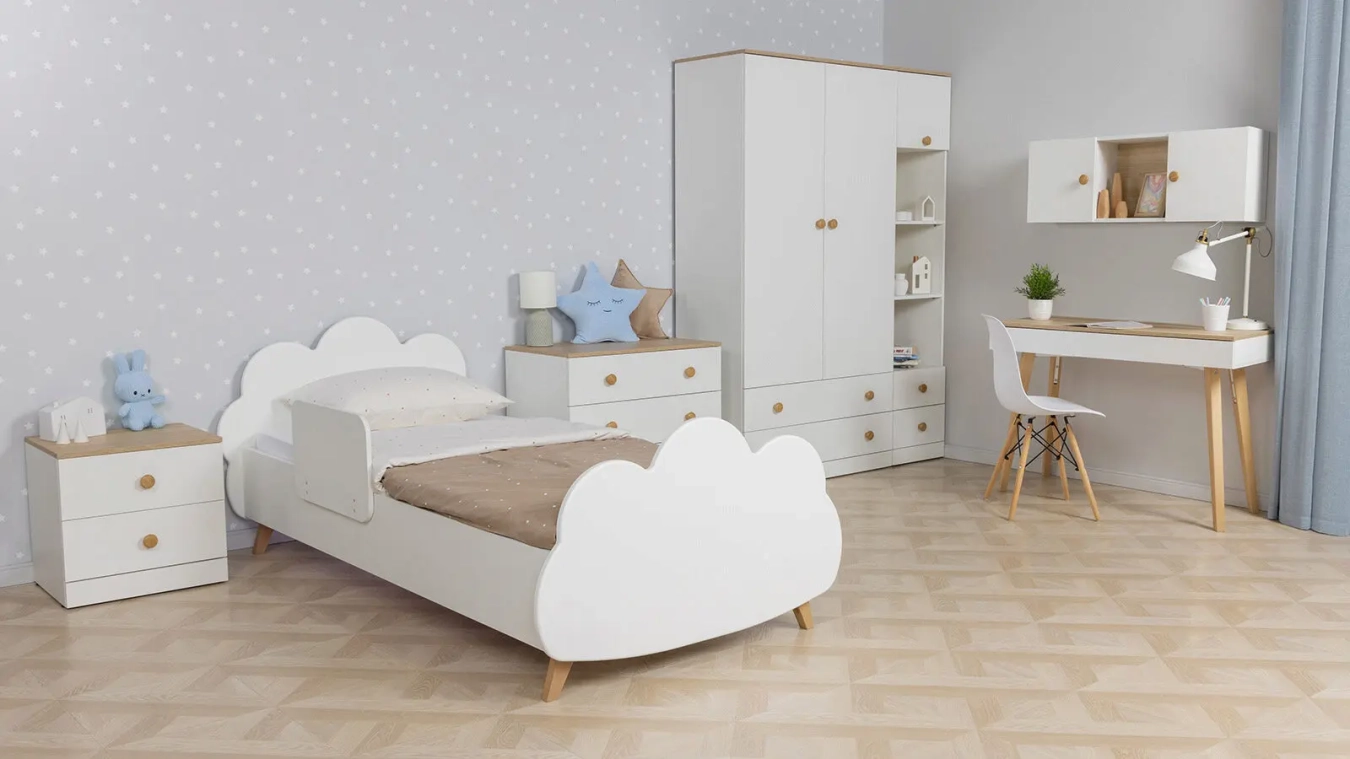 Komod Mellow, rəng Ağ premium + Palıd sonoma - 5 - большое изображение