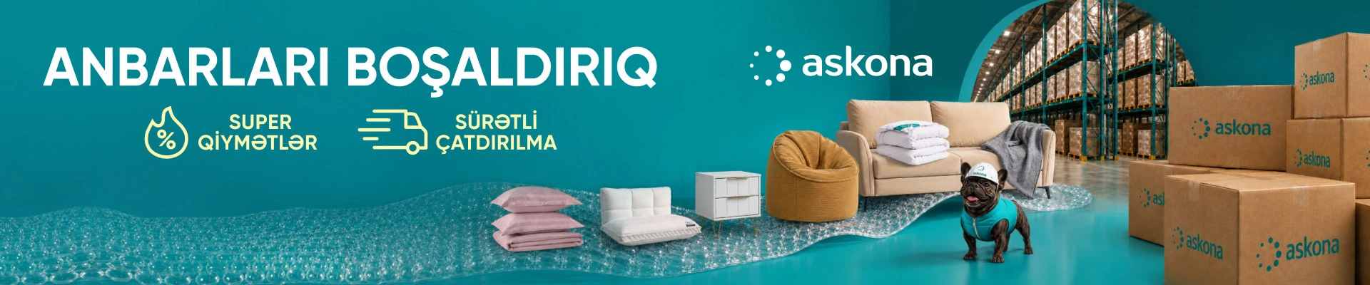 Anbarları boşaldırıq!