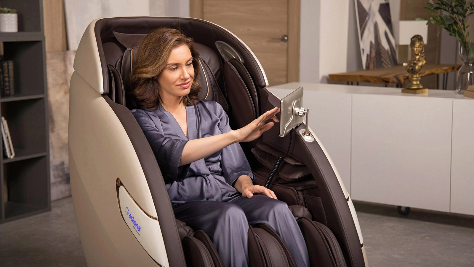 Masaj kreslosu Askona Smart Jet Space Energy - 6 - большое изображение