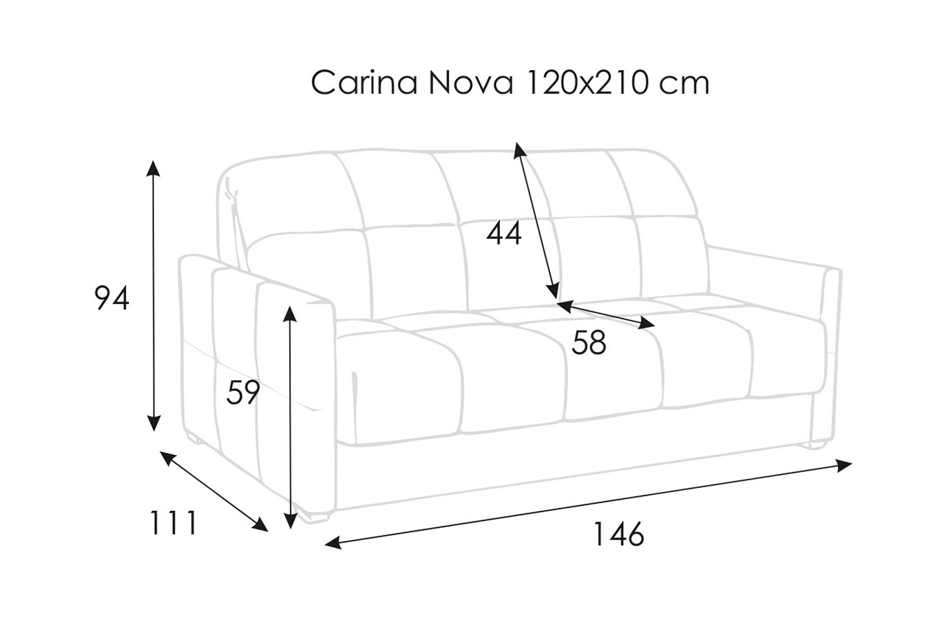 Divan CARINA Nova paltar qutusu ilə Askona - 14 - большое изображение