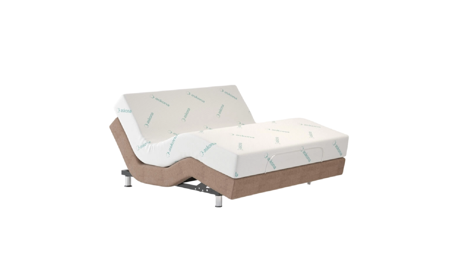Çarpayı Ergomotion 450 Beige + döşək Technology Ergo Comfort Askona məhsul şəkli - 1 - большое изображение
