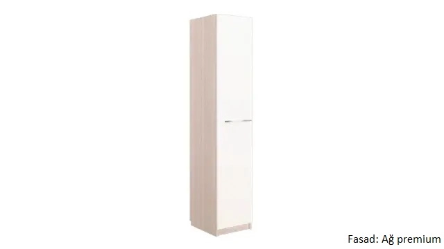 Dolab bir qapılı Noble 45 sm, rəng Göyrüş&Ağ - 5 - большое изображение