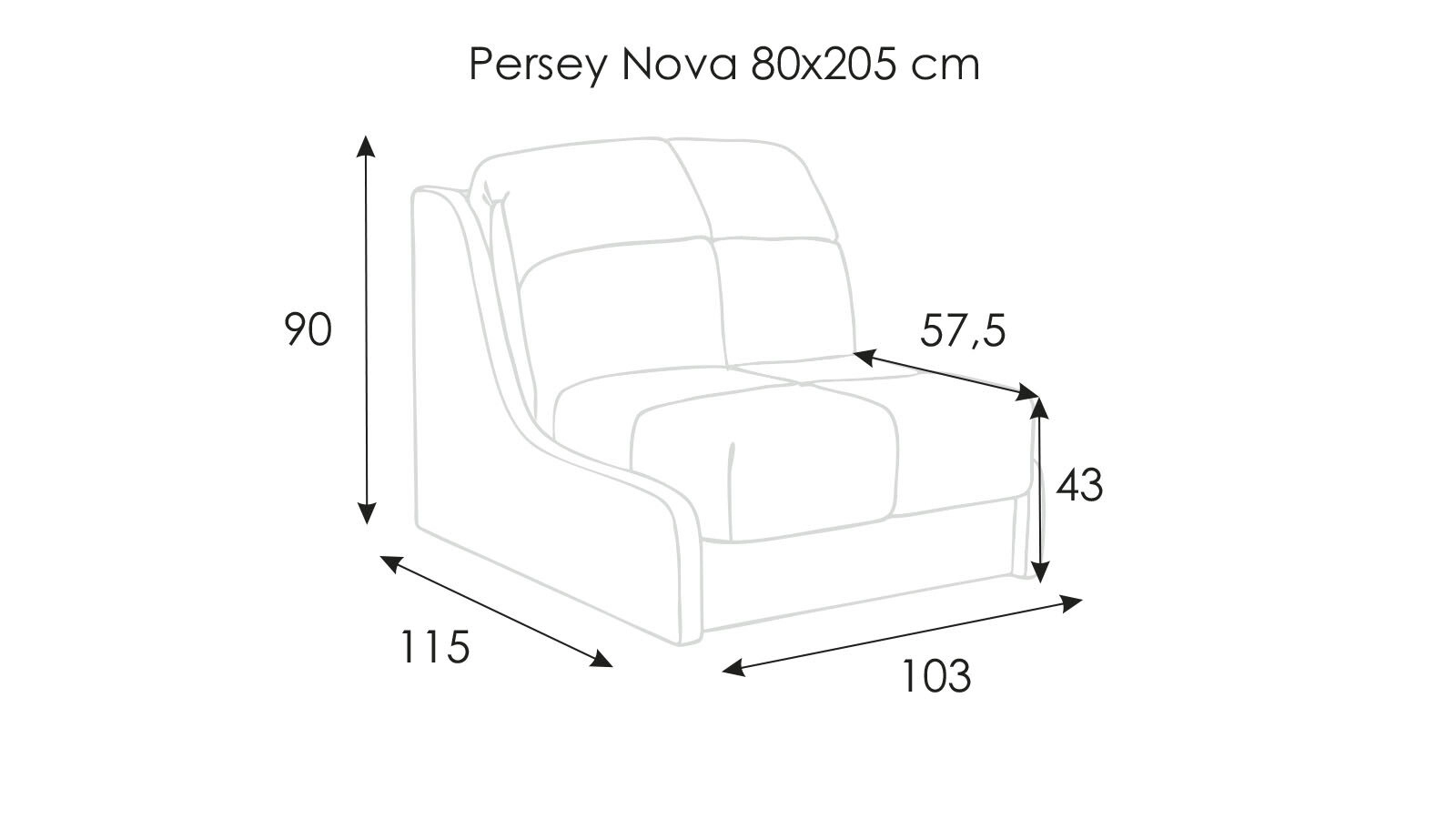 Kreslo-çarpayı Persey Nova - 8 - большое изображение