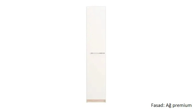 Dolab bir qapılı Noble 45 sm, rəng Palıd bardalino&Ağ - 6 - большое изображение
