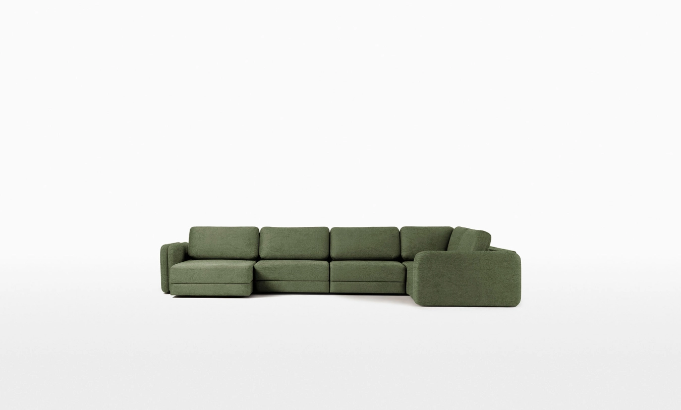П-образный Twins, 5 секционный - 1 - большое изображение
