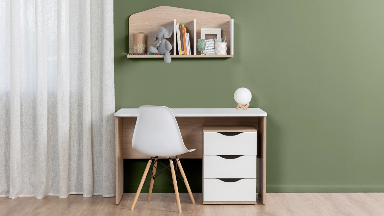 Tumba Luna, rəng Palıd Ballı + Ağ Premium - 15 - большое изображение