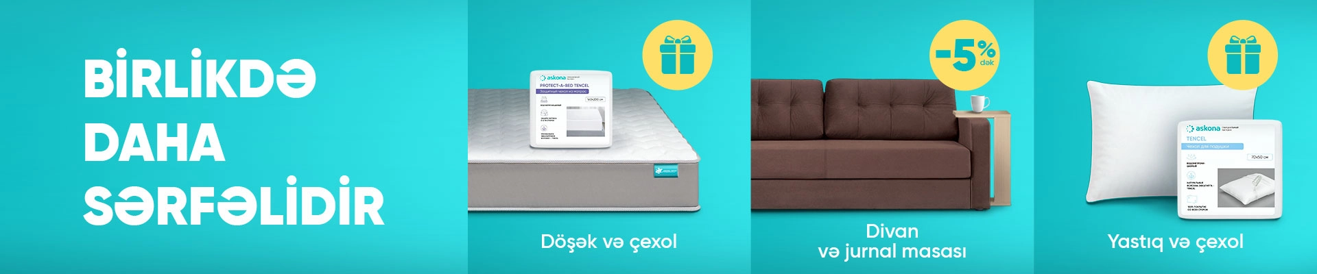Birlikdə daha sərfəlidir!