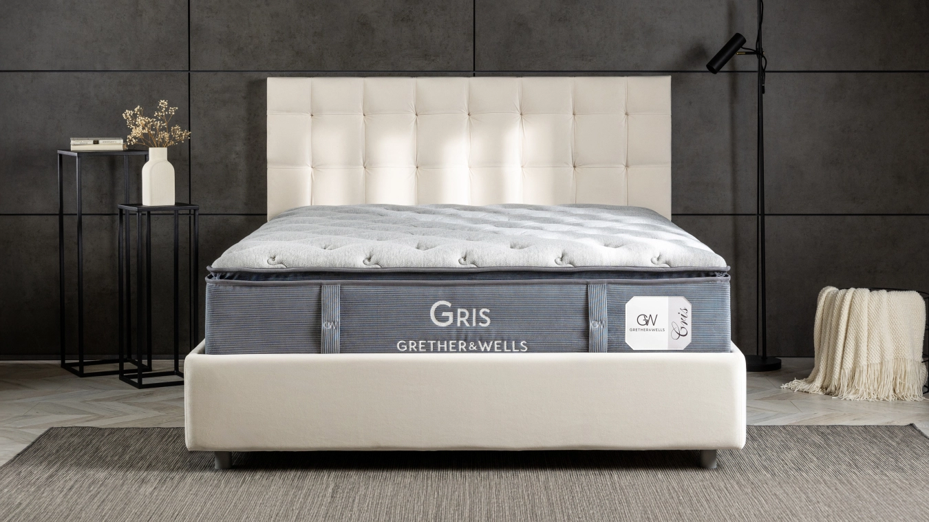 Anatomiik döşək anatomik Grether&Wells Gris Imperial Askona məhsulun fotoşəkili - 8 - большое изображение