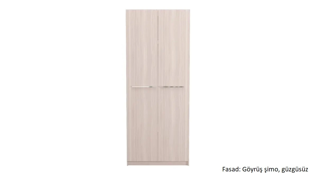 Dolab iki qapılı Noble 90 sm, rəng Göyrüş - 2 - большое изображение