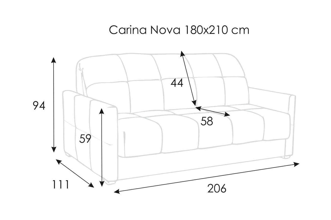 Divan CARINA Nova paltar qutusu ilə Askona - 13 - большое изображение