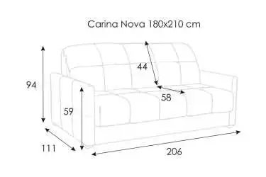 Divan CARINA Nova paltar qutusu ilə Askona - 13 - превью