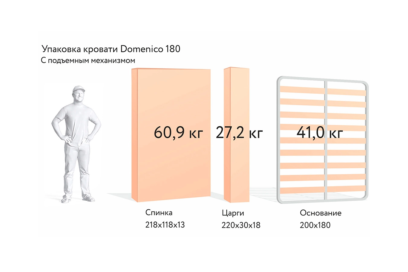 Кровать Domenico с мягкой обивкой Askona фото - 18 - большое изображение