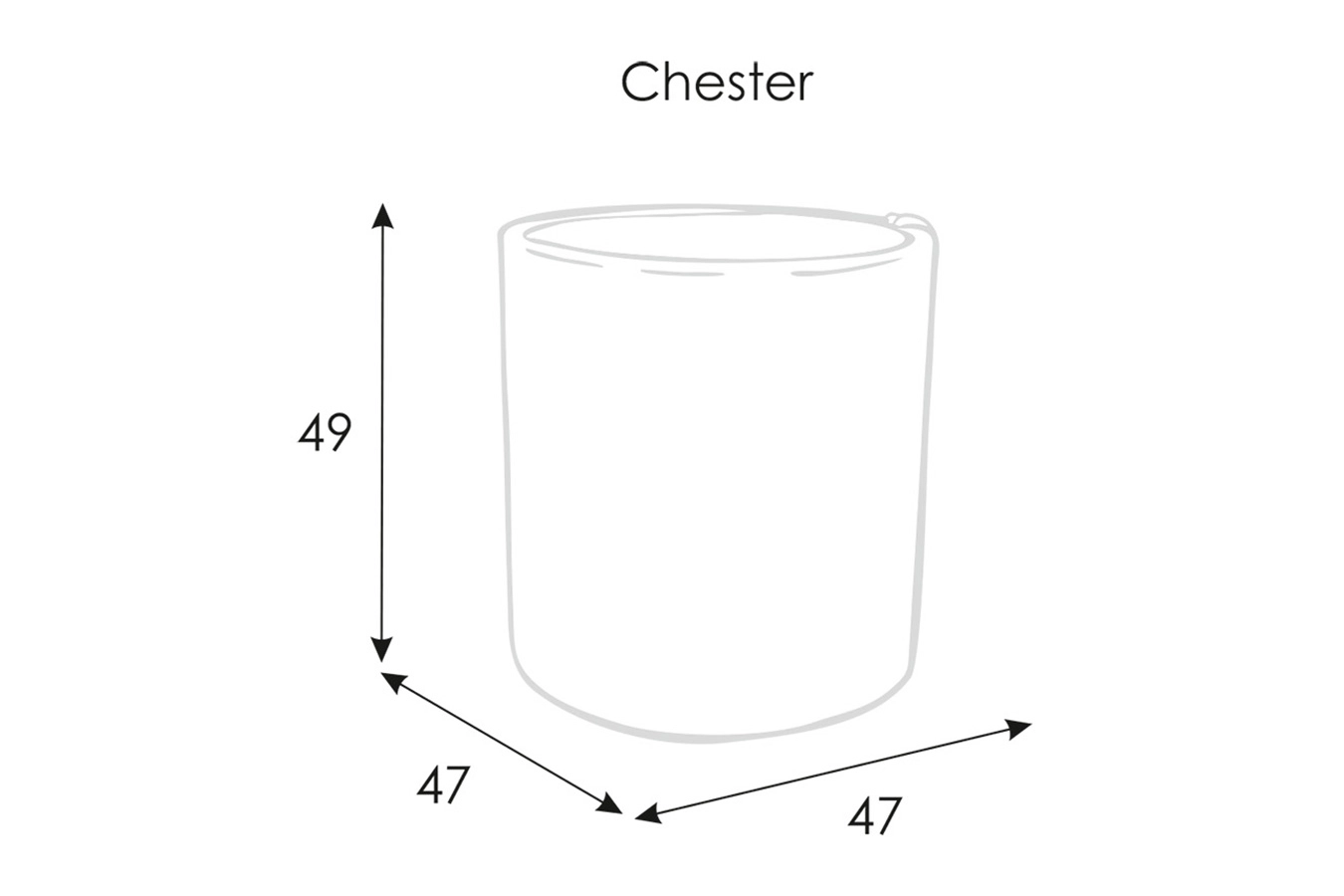 Jurnal masası Chester, rəng Göyrüş Sky velvet 21 - 5 - большое изображение