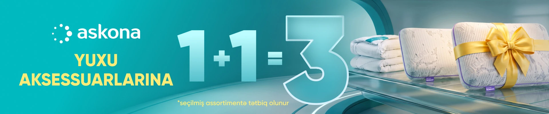 Payız — yataq otağını yeniləməyin vaxtıdır: 2 məhsulun qiymətinə 3 məhsul