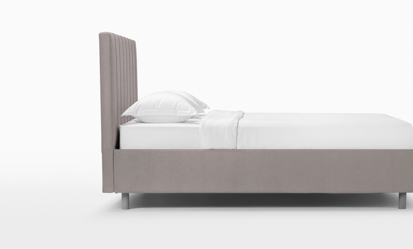 кровать Pola nova, ткань Casanova Grey + матрас Ortho Intensive, 160x200 - 5 - большое изображение