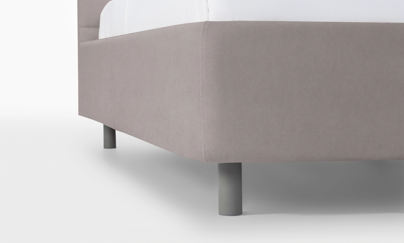 кровать Pola nova, ткань Casanova Grey + матрас Ortho Intensive, 160x200 - 7 - большое изображение