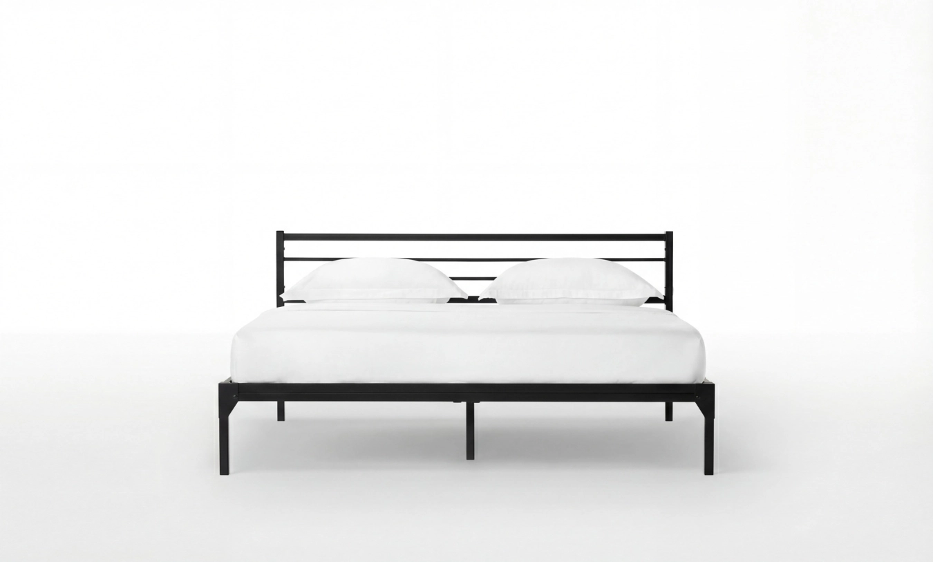 çarpayı Torino, rəng ağ şaqren + döşək Extra Comfort Hard, 160x200 - 5 - большое изображение