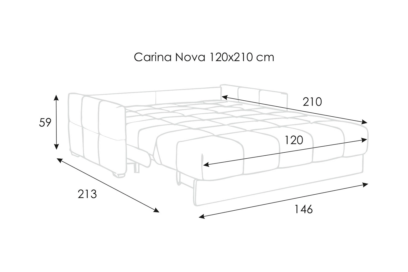 Divan CARINA Nova paltar qutusu ilə Askona - 13 - большое изображение