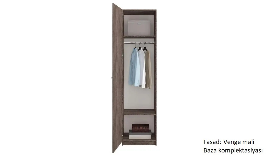Dolab bir qapılı Noble 57 sm, rəng Venge - 4 - большое изображение