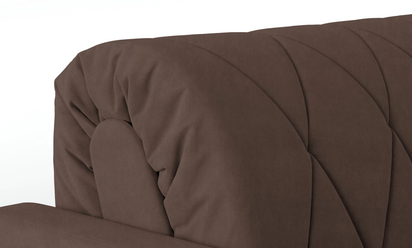 прямой Domo Pro с анатомическим матрасом, стежка ромб - 6 - большое изображение