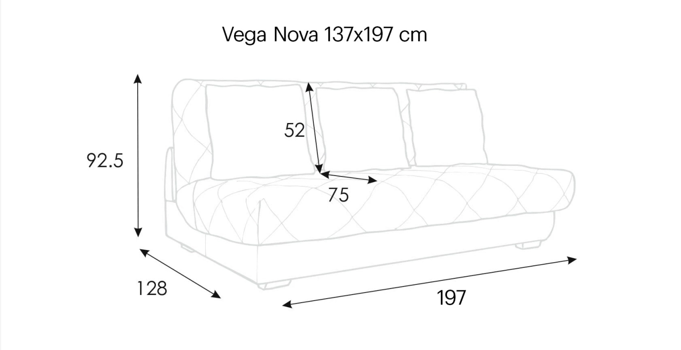 Divan Vega Nova paltar qutusu ilə Askona - 19 - большое изображение