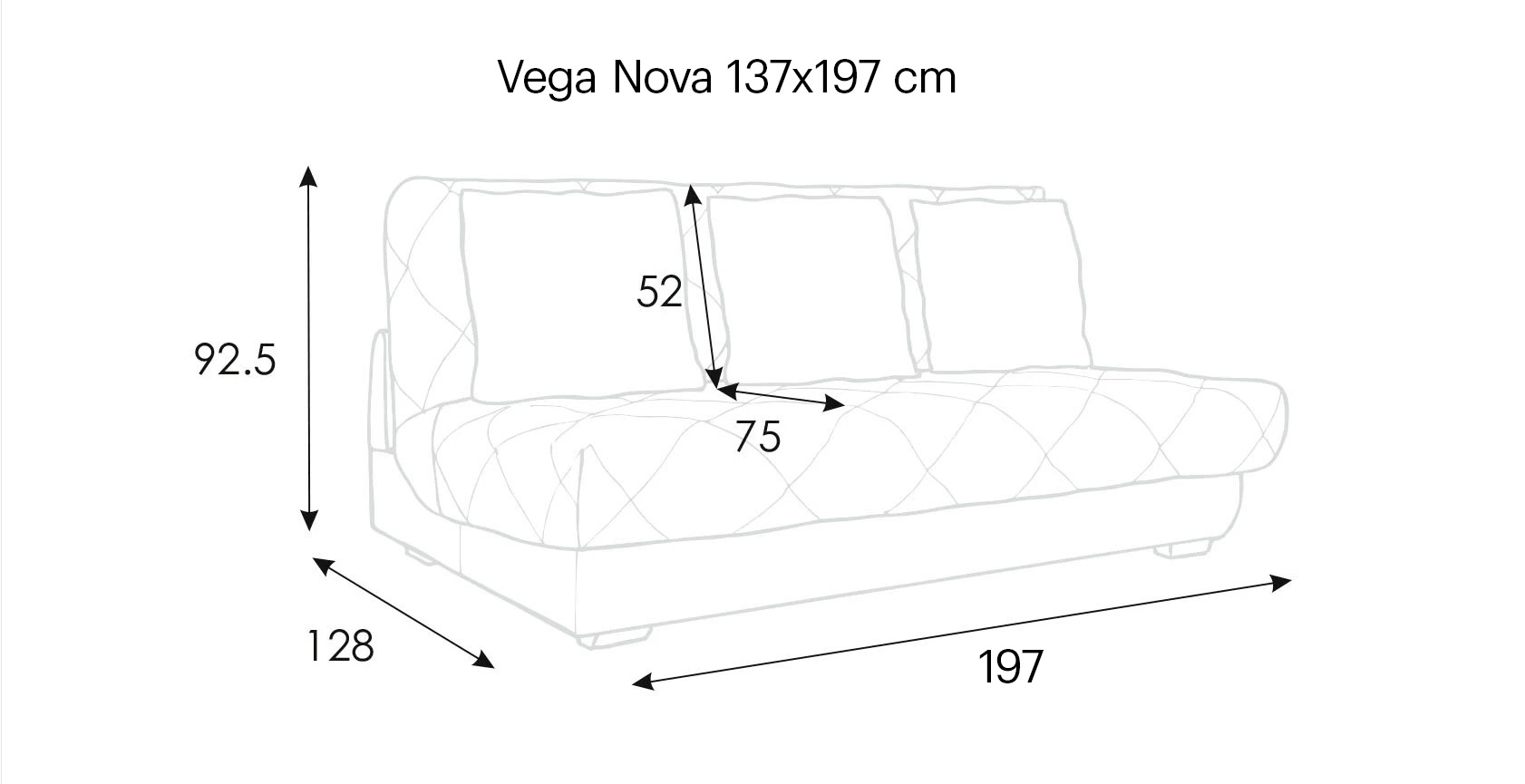 Divan Vega Nova paltar qutusu ilə Askona - 9 - большое изображение