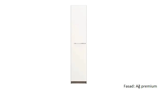 Dolab bir qapılı Noble 45 sm, rəng Venge&Ağ - 5 - большое изображение